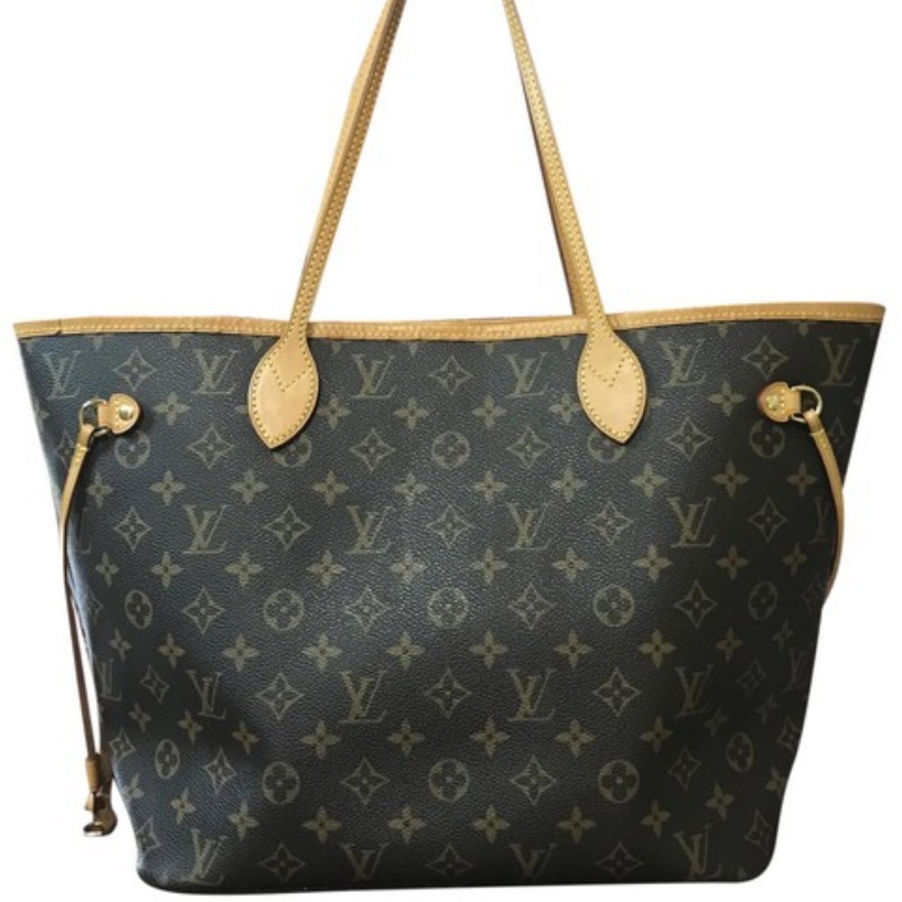 Louis Vuitton Neverfull Weekender with red interior. Authentic.